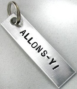Doctor Who Allons-y Key Chain