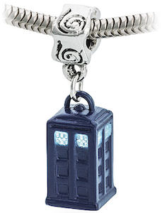 Dr. Who Tardis Dangle Charm For Charm Bracelet