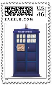 Tardis Postage Stamp