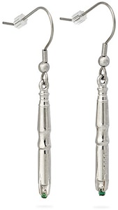 11th Doctor's Sonic Screwdriver Earrings