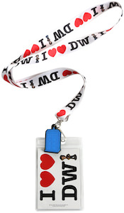 I Heart Heart Doctor Who Lanyard