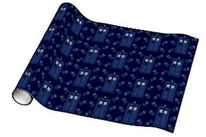 Tardis Galore Wrapping Paper