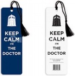 Doctor Who Keep Calm I'm The Doctor Bookmark