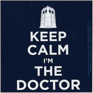 Doctor Who Keep Calm I'm The Doctor Magnet