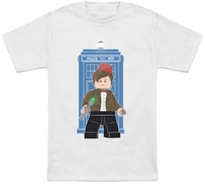 Dr. Who 11th Doctor Lego Figure T-Shirt