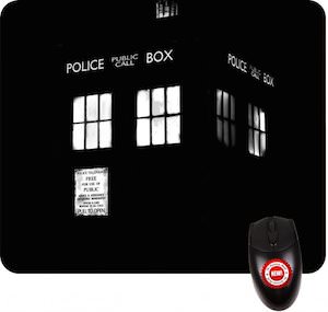 Doctor Who Tardis mousepad