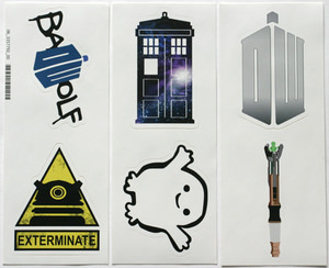 fun Doctor Who stickers 