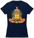 Doctor Who We All Live In A Yellow Time Machine T-Shirt