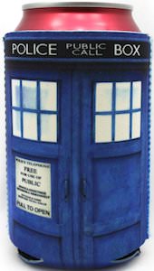 Tardis Can Koozie