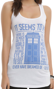 Doctor Who women's Tank Top