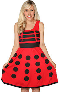 Dr. Who Red Dalek A-Line Dress