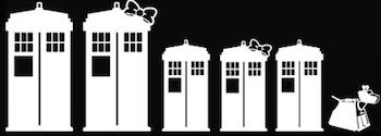 Doctor Who Tardis Family Window Decals