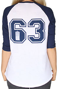 Doctor Who 63 Ladies Raglan Jersey