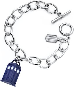 Doctor Who Logo And Tardis Charm Bracelet