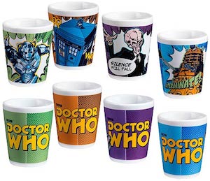 Doctor Who Mini Glass Set Of 4