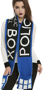 Tardis Police Box Scarf