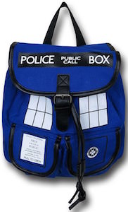 Dr. Who blue Tardis Knapsack