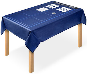 Dr. Who Tardis Tablecloth