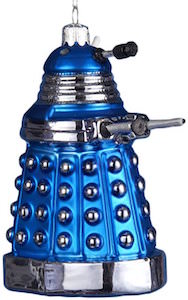 Doctor Who Blue Dalek Christmas Ornament