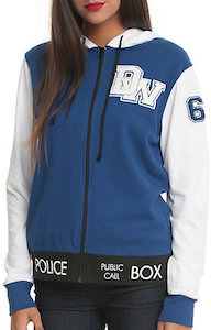 Doctor Who Women's Tardis Style Hoodie