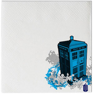 Dr. Who Tardis Paper Napkins