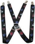 black Dalek suspenders from the Doctor