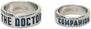 Doctor Who And Companion Ring Set