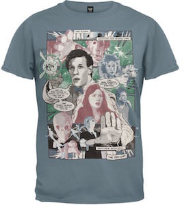 11th Doctor Who Comic Book T-Shirt