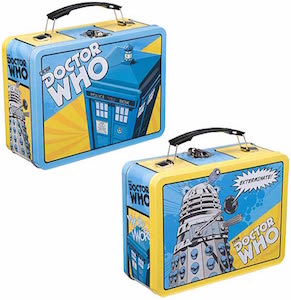 Doctor Who Tardis And Dalek Comic Style Lunch Box