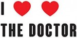 Doctor Who I Heart Heart The Doctor Temporary Tattoo