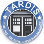 Doctor Who 1 inch Tardis Button
