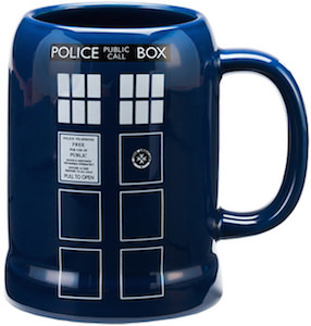 Tardis Ceramic Stein Mug