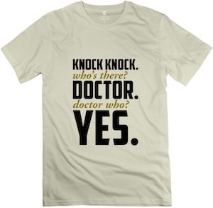 Doctor Who Knock Know Who's There T-Shirt
