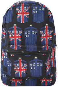 Tardis Union Jack Backpack