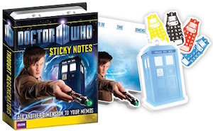 Doctor Who sticky notes