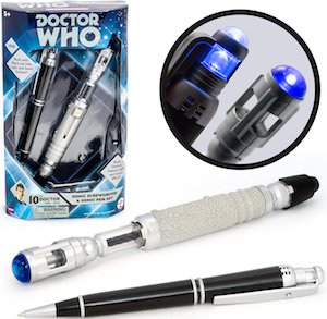 10th Doctor Who Sonic Screwdriver Pen Set