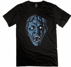 Doctor Who face Weeping Angel t-shirt