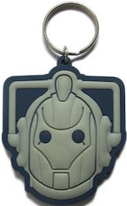 Doctor Who Cyberman Rubber Key Chain