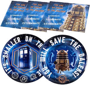 Doctor Who Party Ware Set