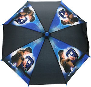 Doctor Who The 11th Doctor And The Tardis Kids Umbrella