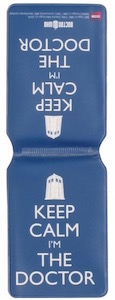 Doctor Who Keep Calm I'm The Doctor Travel Pass Holder