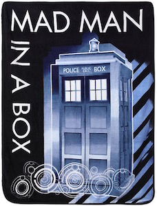 Tardis Mad Man In A Box Blanket