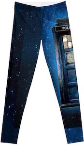 Doctor Who Tardis Police Box Leggings