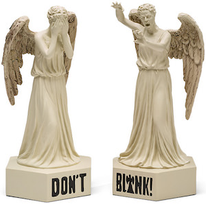 Weeping Angel Bookends