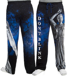 Doctor Who Weeping Angel Pajama Pants