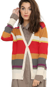 Doctor Who 4th Doctor Girls Cardigan