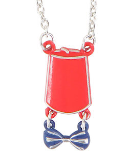 Doctor Who Fez and Bow Tie Necklace