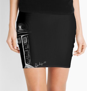 Tardis Pencil Skirt