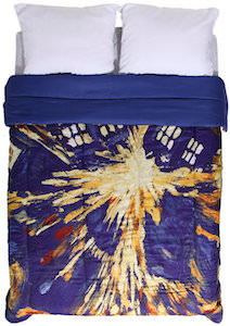 Doctor Who Exploding Tardis Queen Size Comforter