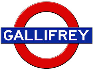 Gallifrey London Subway Sign Poster